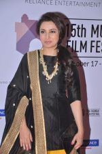Tisca Chopra at 15th Mumbai Film Festival closing ceremony in Libert, Mumbai on 24th Oct 2013